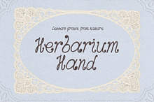 Herbarium Handwritten Font