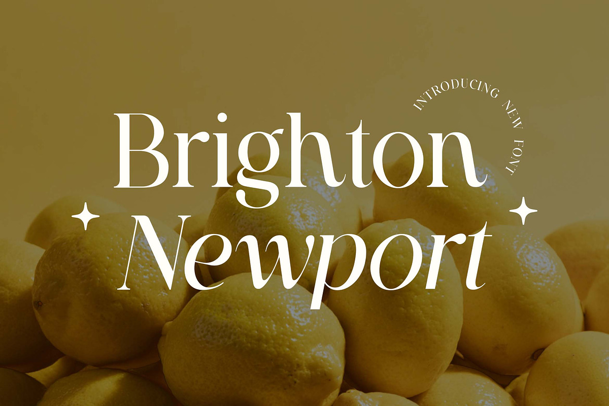 Brigton Newport Serif Font, a Serif Font by UICreative (Photo 1 of 13)