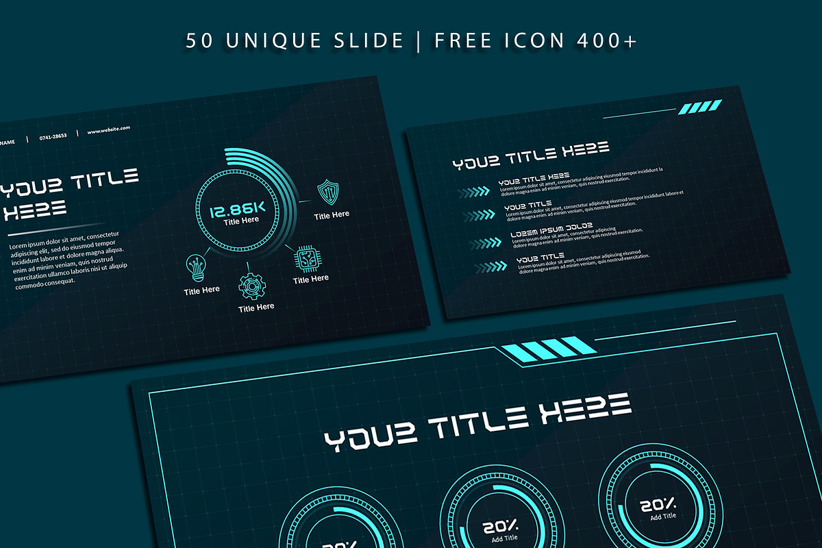 Hologram - Powerpoint Template, a Presentation Template by SKY CREATION (Photo 2 of 6)