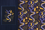 Snake Illustration & pattern bundle, an Animal Illustration by Red Ink (Thumbnail 7 of 9)