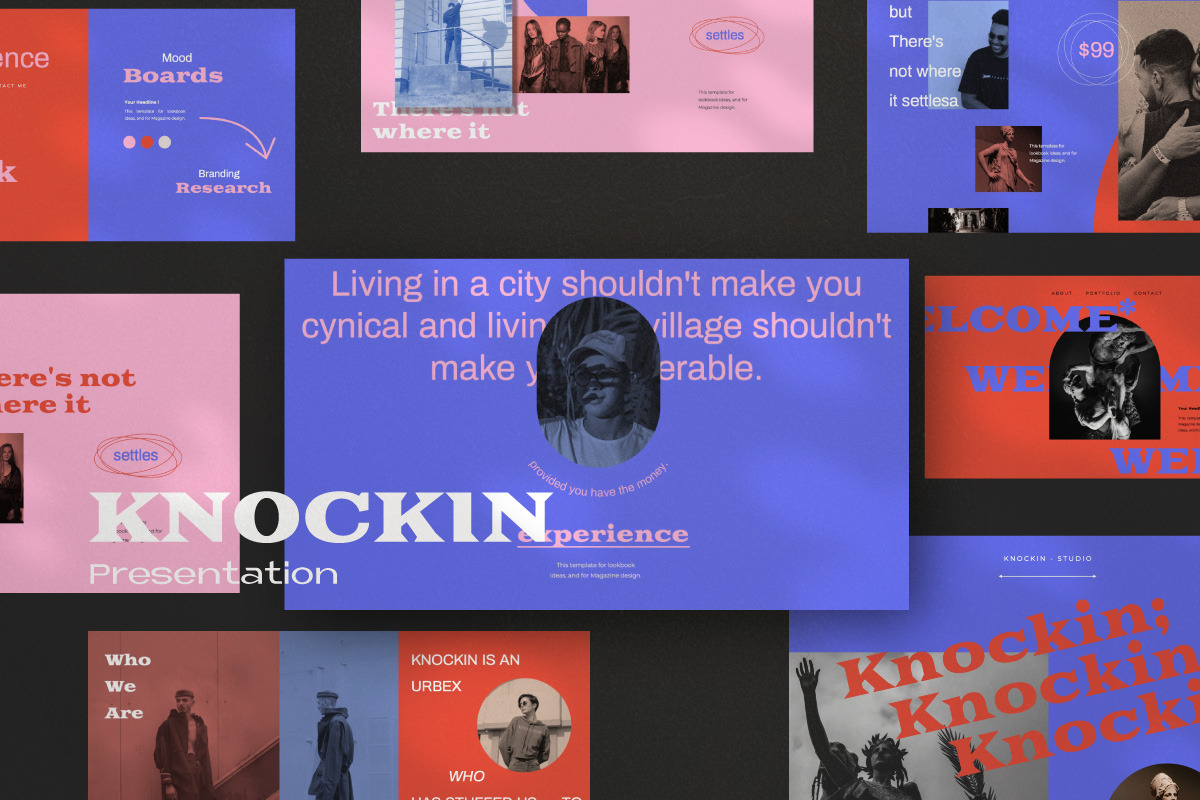 KNOCKIN - New Hype Google Slide, a Presentation Template by Dirtytemp Studio (Photo 8 of 11)