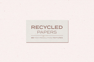 Recycled Paper