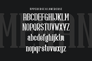 Mewan - Serif Vintage Font, a Serif Font by lelevien (Thumbnail 3 of 4)