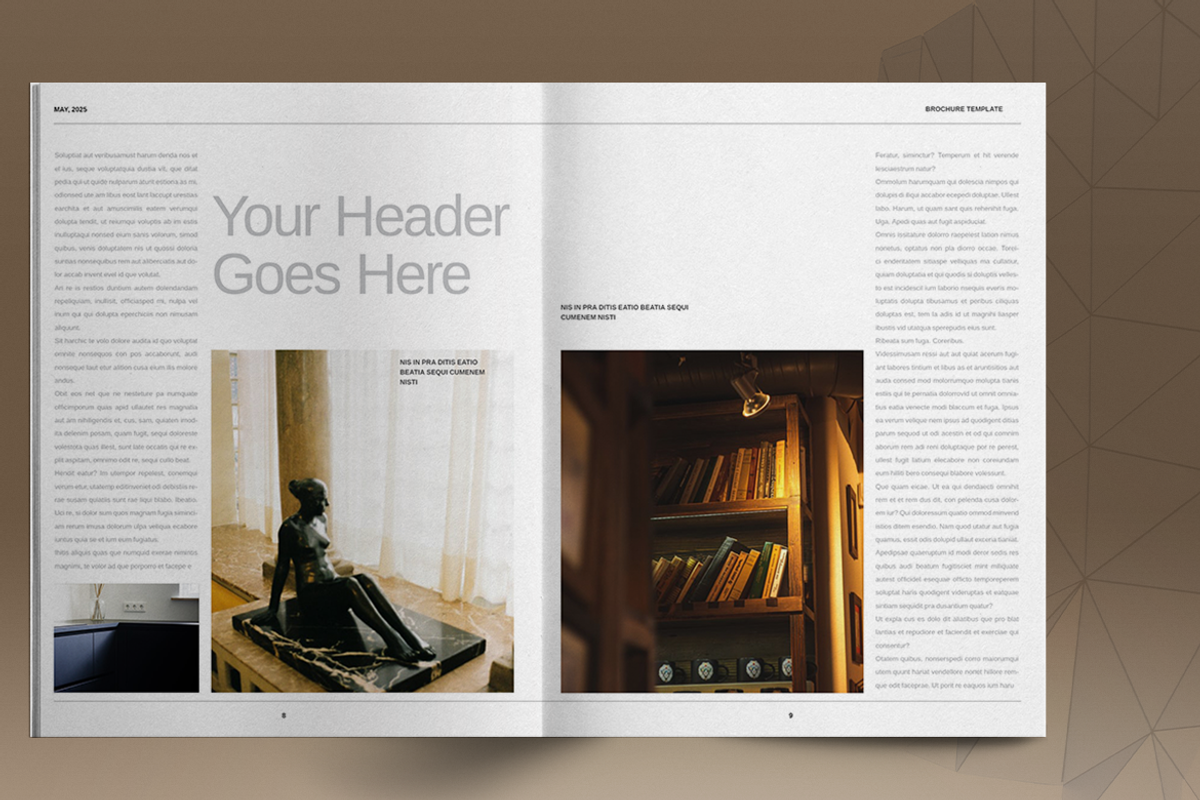 Interior Design Brochure Template