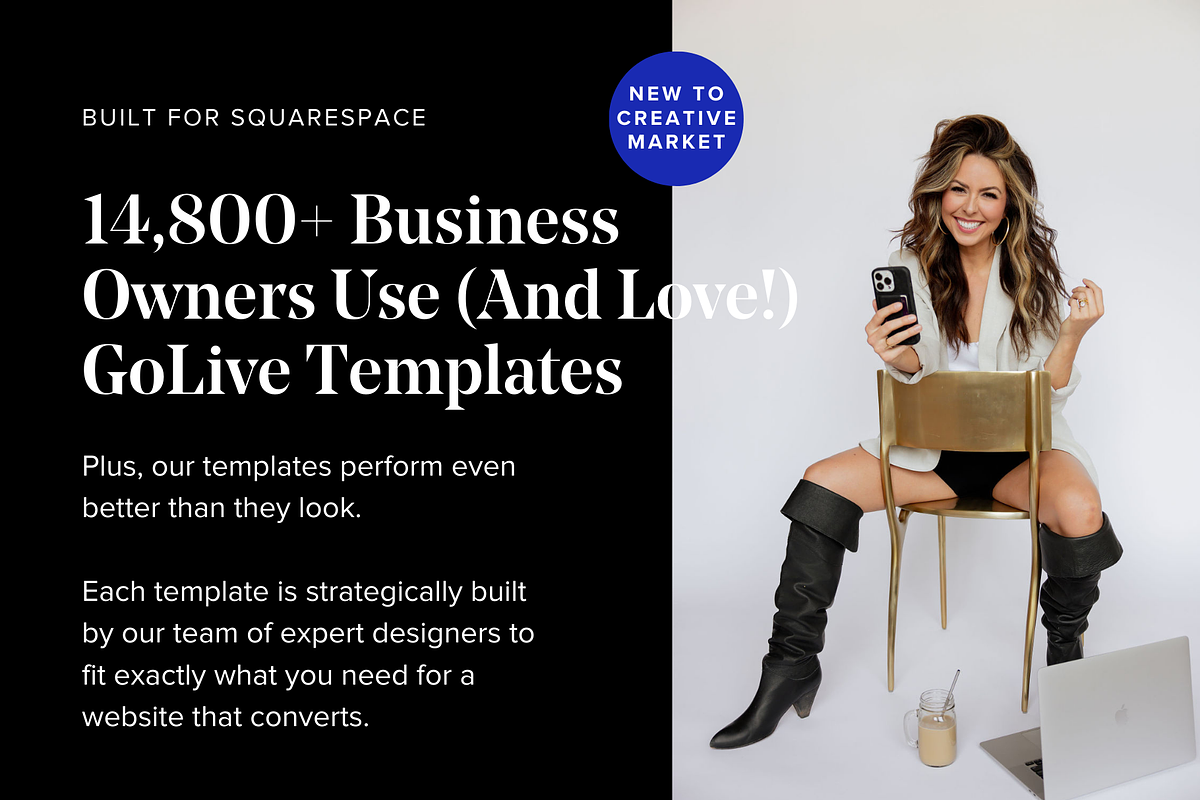 Coaching Squarespace Website, a Squarespace Template by GoLive Website Templates (Photo 9 of 12)