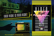 Retro Cool 1980s Poster Templates, a Texture Illustration by Wingsart Studio (Thumbnail 9 of 11)