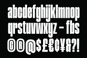 FBS Machro - Condensed Typeface, a Sans Serif Font by Febspace Studio (Thumbnail 7 of 16)