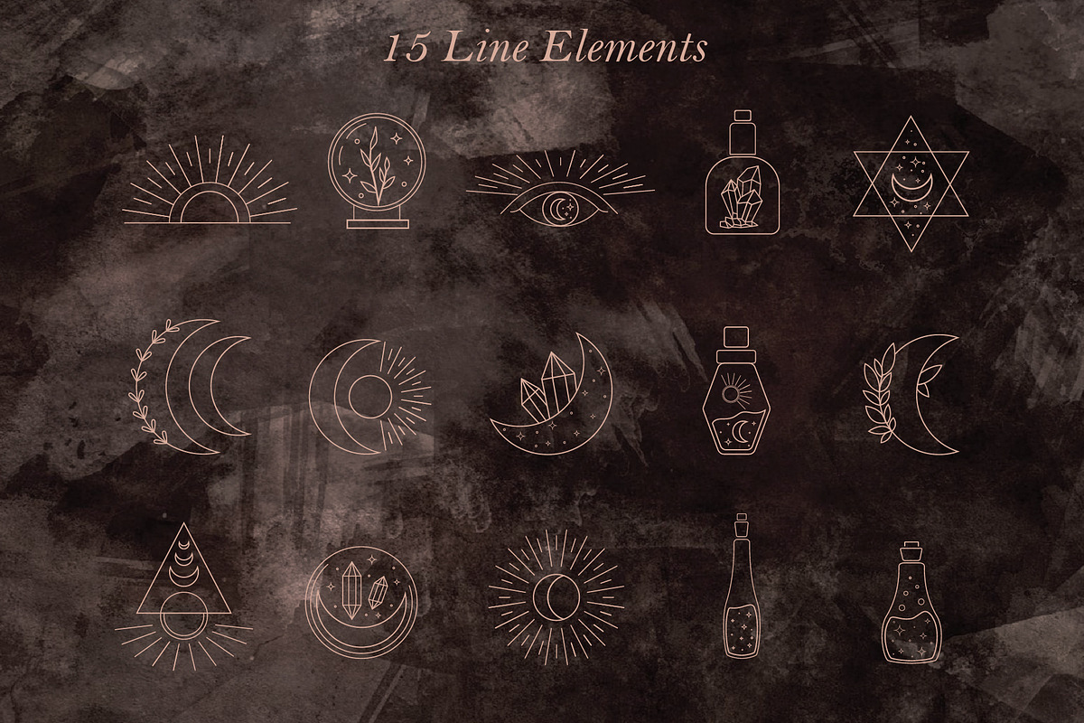 Abstract Esoteric Elements, a Decorative Illustration by roskque (Photo 5 of 5)