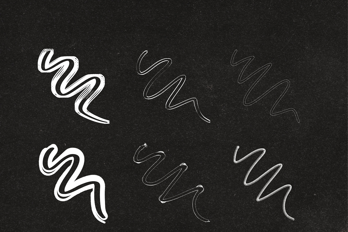 46 Outline brushes procreate, a Brush Add-On by Endete & Mazak brushes (Photo 7 of 9)