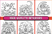 Bold & Easy Halloween Magic Coloring, a Seasonal Illustration by Ink Gallery (Thumbnail 4 of 4)