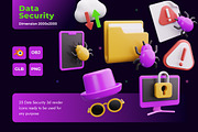 Data Security 3D Icon, an Object 3D Model by HacaStudio (Thumbnail 1 of 5)