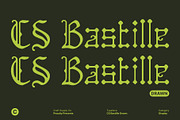 CS Bastille Drawn, a Blackletter Font by Craft Supply Co. (Thumbnail 1 of 8)