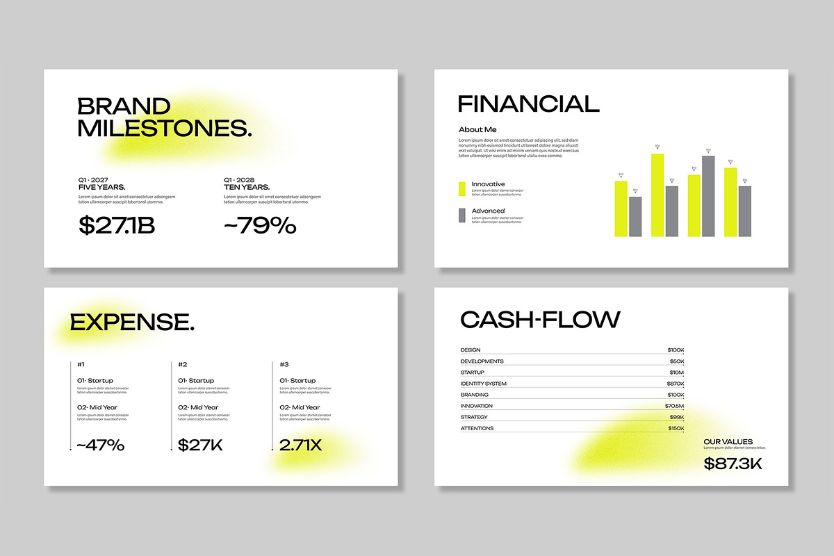Annual Report Presentation Template, a Presentation Template by Mighty-Slide (Photo 3 of 5)