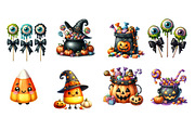 Halloween Candy Clipart, an Illustration by Designworld (Thumbnail 5 of 6)