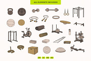 Functional Fitness Equipment Icon, an Illustration by MEANDSTUDIO (Thumbnail 2 of 5)