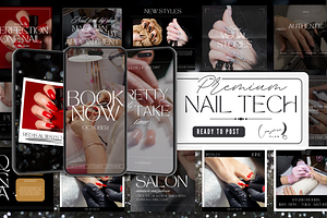 Nail Tech Instagram Templates