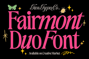 TAN-FAIRMONT DUO FONT, a Serif Font by TanType