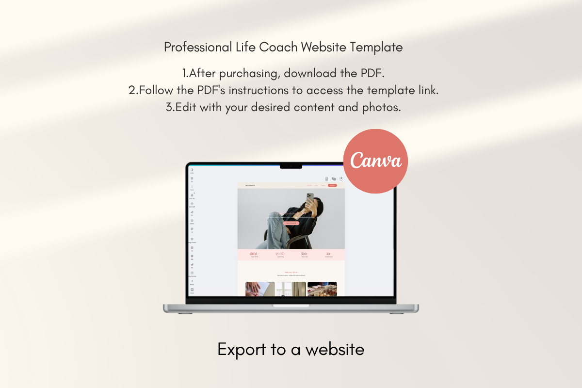 UGC Creator Portfolio Canva Website, a Landing Page Template by batang (Photo 4 of 5)
