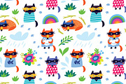 20 Colorful Seamless Patterns, a Pattern Graphic by PenguinHouse (Thumbnail 5 of 13)