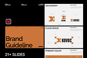 Brand Guideline Presentation Deck, a Branding & Logo Template by Devators (Thumbnail 1 of 6)