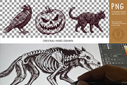 Halloween & Witchcraft Illustration, a Seasonal Illustration by OtpirusGraphic (Thumbnail 2 of 10)