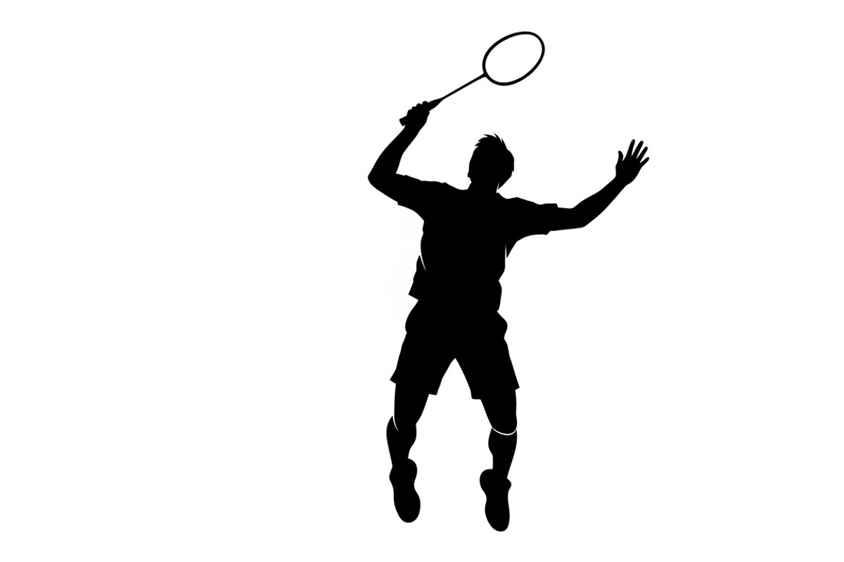 Badminton Smash Silhouettes, an Illustration by Amazin_art (Photo 4 of 31)
