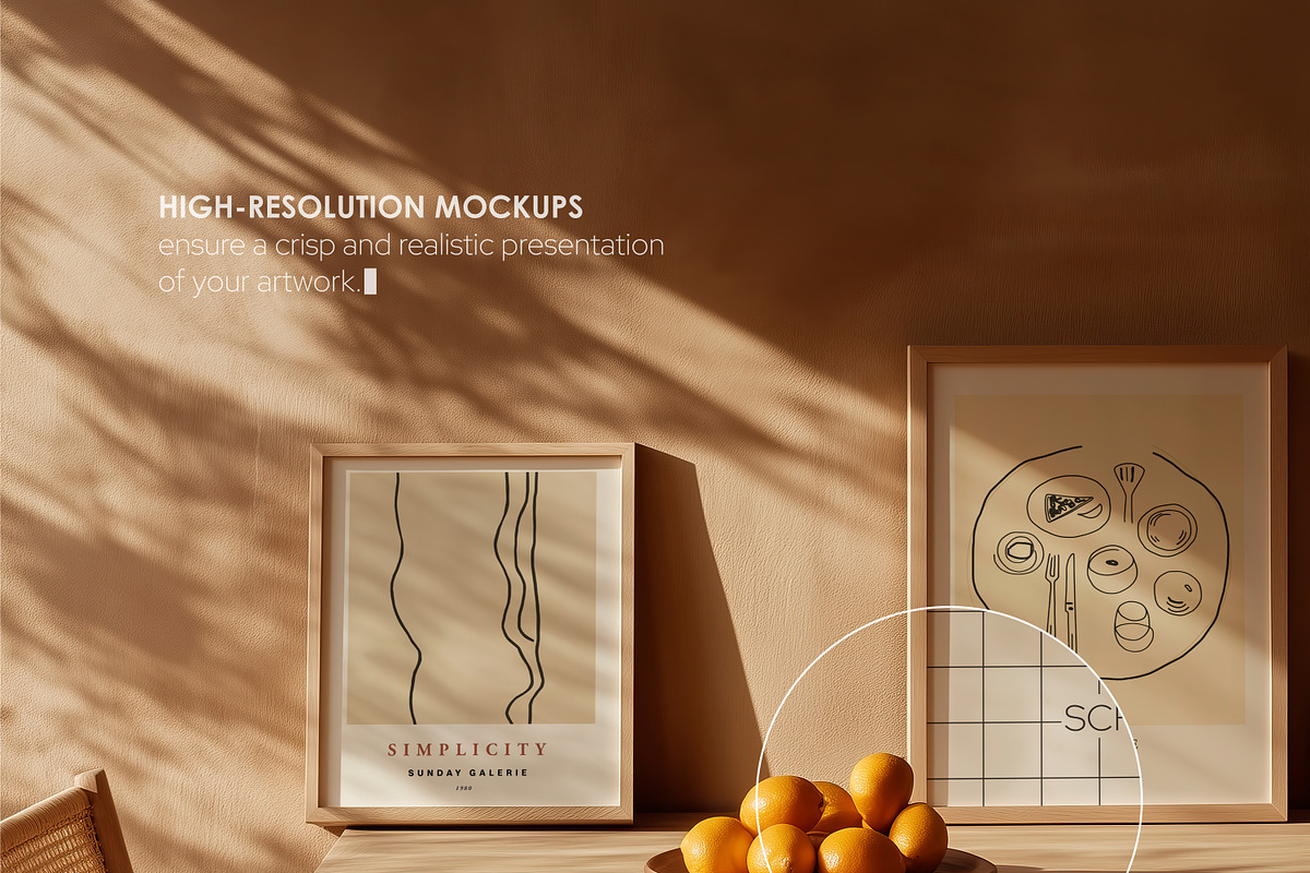 HONEY ALMOND | Frame mockup set, a Household Mockup by SCHÉRI (Photo 12 of 17)
