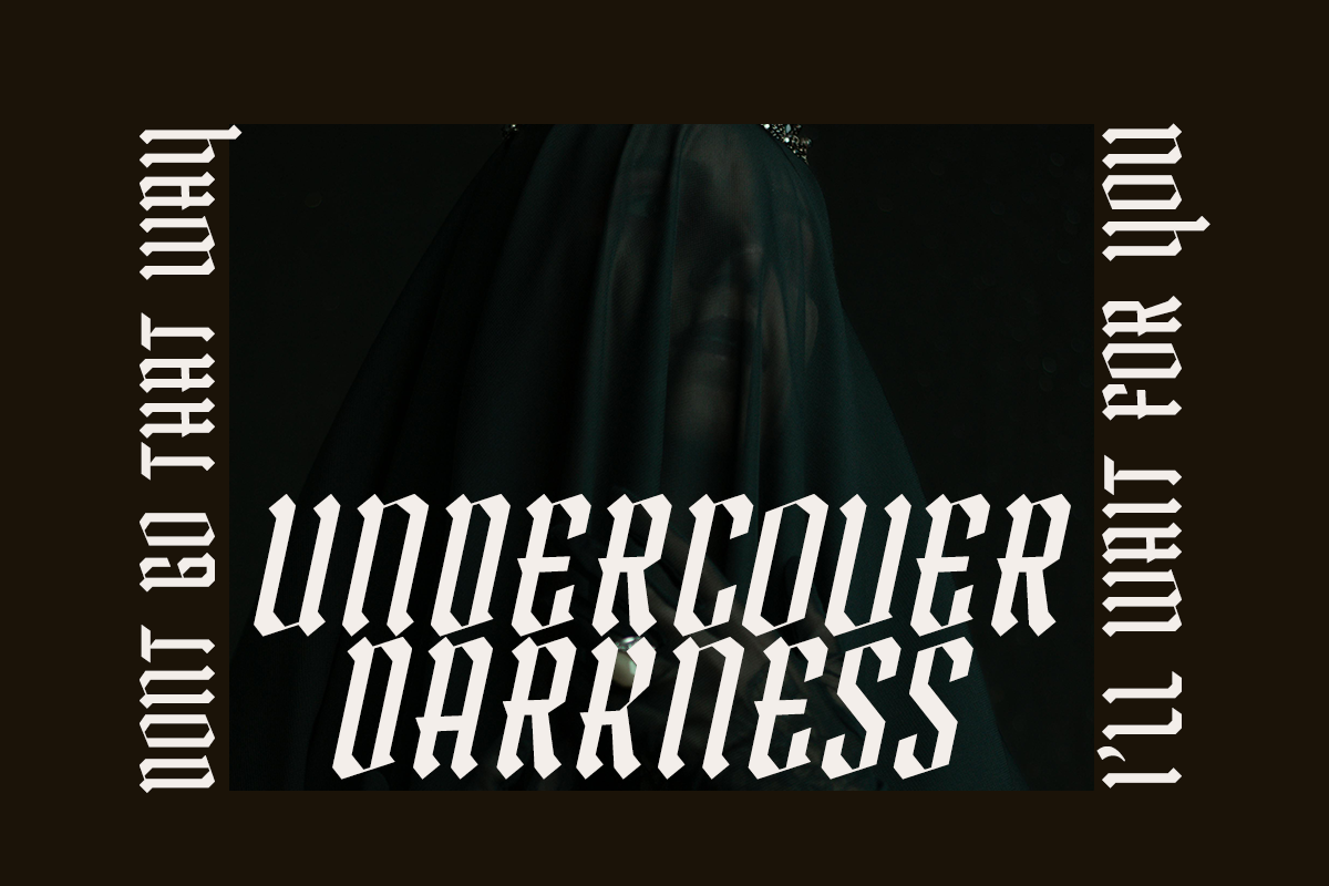 Skullines - Blackletter Display Font, a Blackletter Font by RagamKata (Photo 4 of 10)