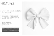 Textile Bows Mockups, a Household Mockup by mock-ups (Thumbnail 3 of 15)
