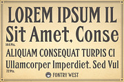 FHA Condensed French, a Font by Fontry West (Thumbnail 7 of 8)