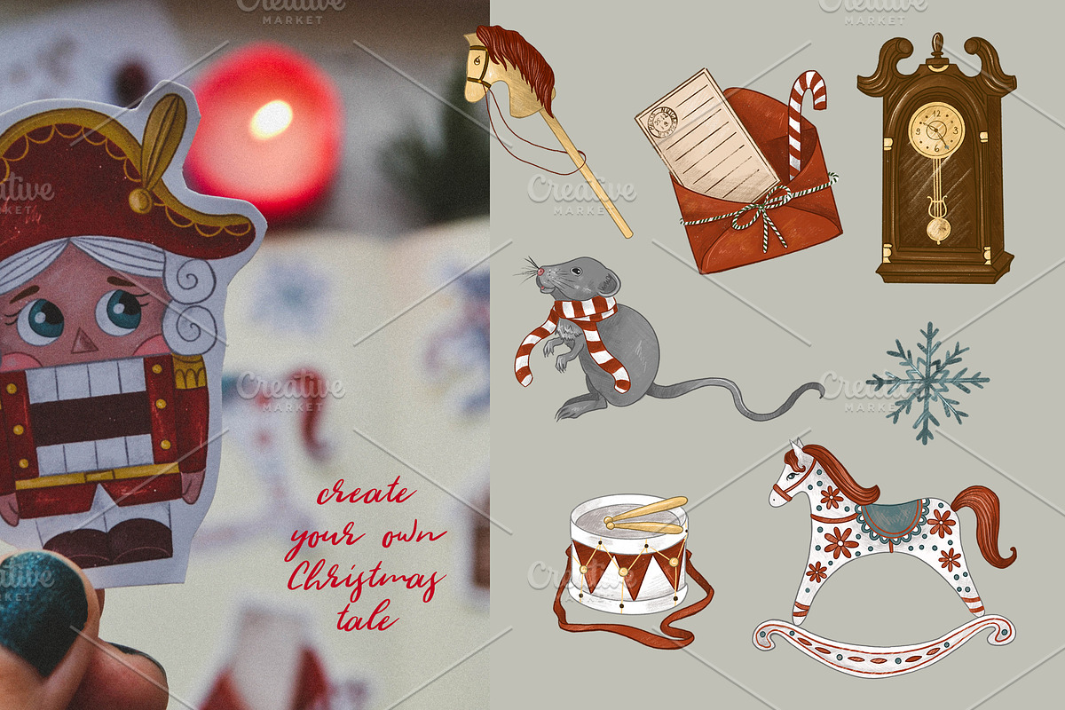 Nutcracker collection, a Decorative Illustration by Scarlet Heath Art (Photo 3 of 9)