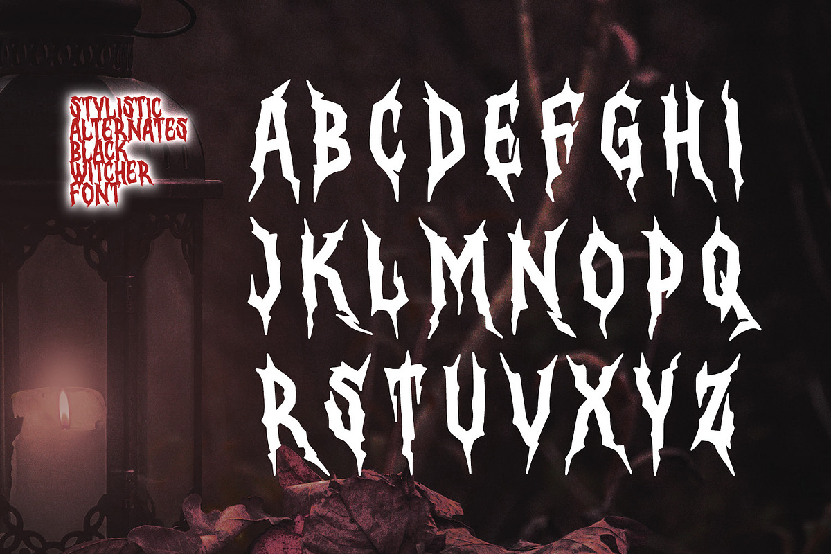 Black Witcher, a Handwritten Font by Ditatype (Photo 9 of 10)