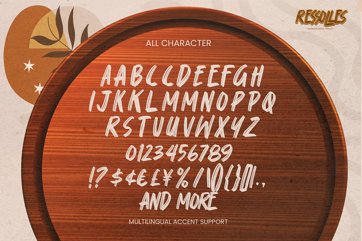 Ressolles - Handmade Brush Typeface, a Sans Serif Font by Gassstype (Photo 6 of 8)