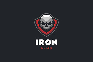 Mascot Skull Shield Logo Design, a Branding & Logo Template by Artnivora.Std