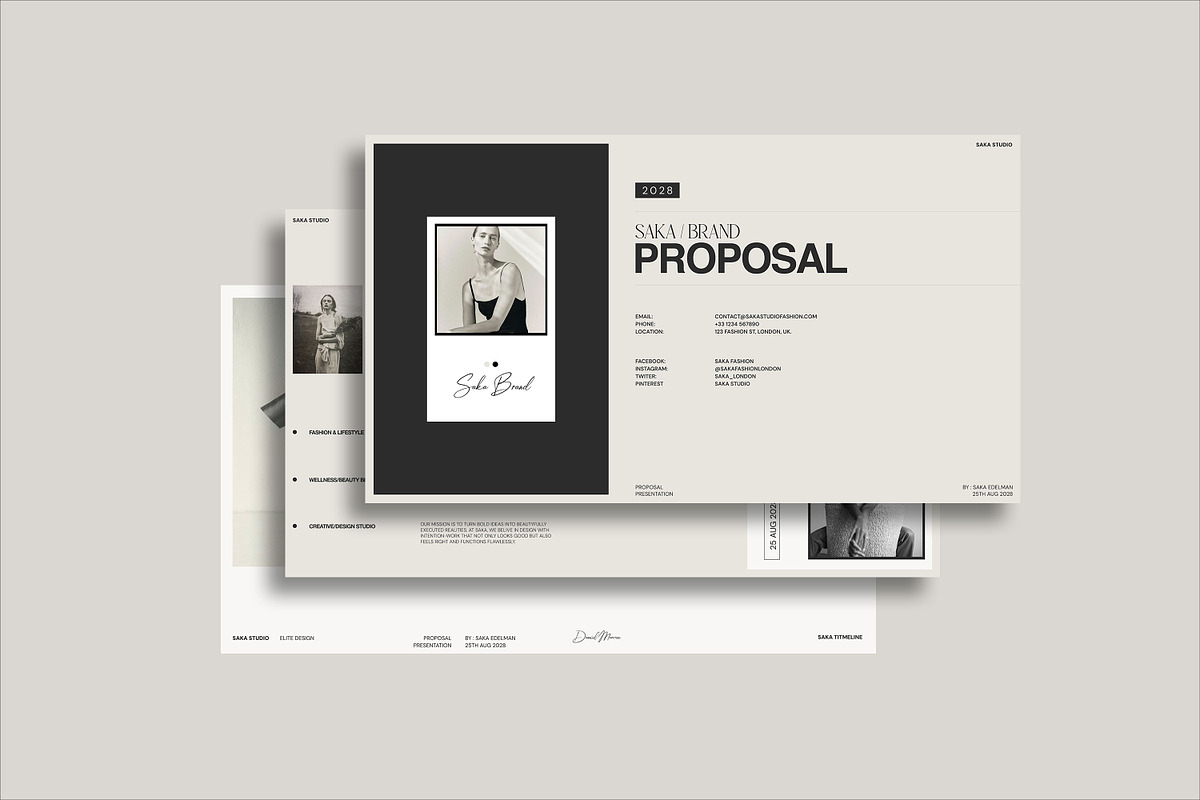 SAKA | Brand Proposal Template, a Presentation Template by Graphpexel (Photo 8 of 10)