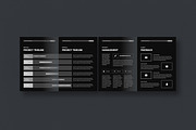 Black Proposal Design Template, a Magazine Template by mijli (Thumbnail 6 of 7)