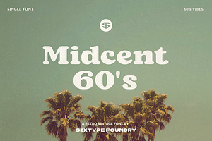 Midcent 60's Black