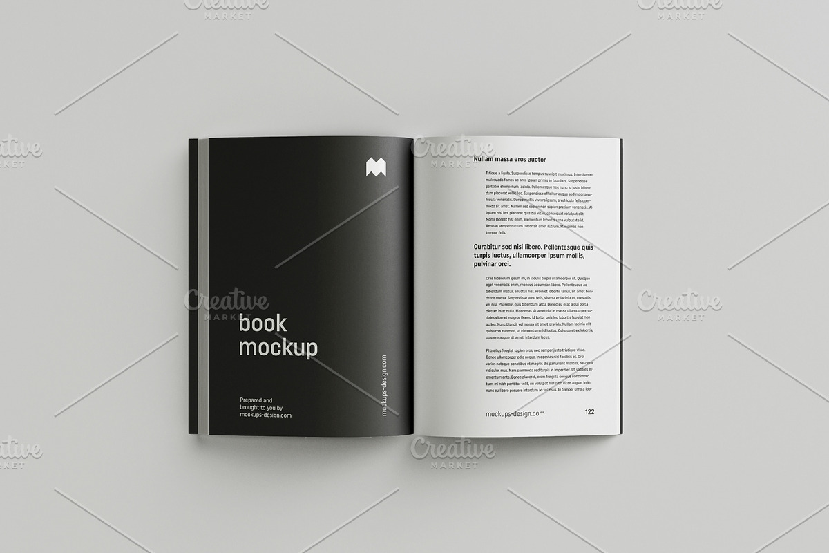 Book mockup set 8 psd file download, a Books & Magazine Mockup by MOCKUPSDESIGN (Photo 7 of 8)
