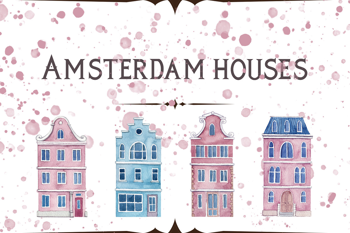 Amsterdam houses, an Object Graphic by Dashamoony (Photo 1 of 2)