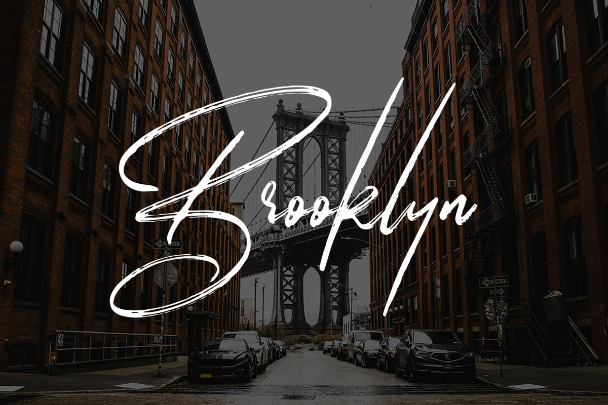 Boathouse - A Signature Brush Font preview 6