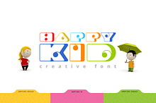 Happy Kid Fancy Font