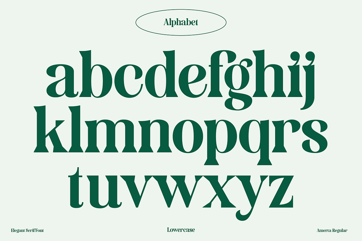 Amerta Elegant Serif Font, a Serif Font by GRVS Studio (Photo 3 of 7)