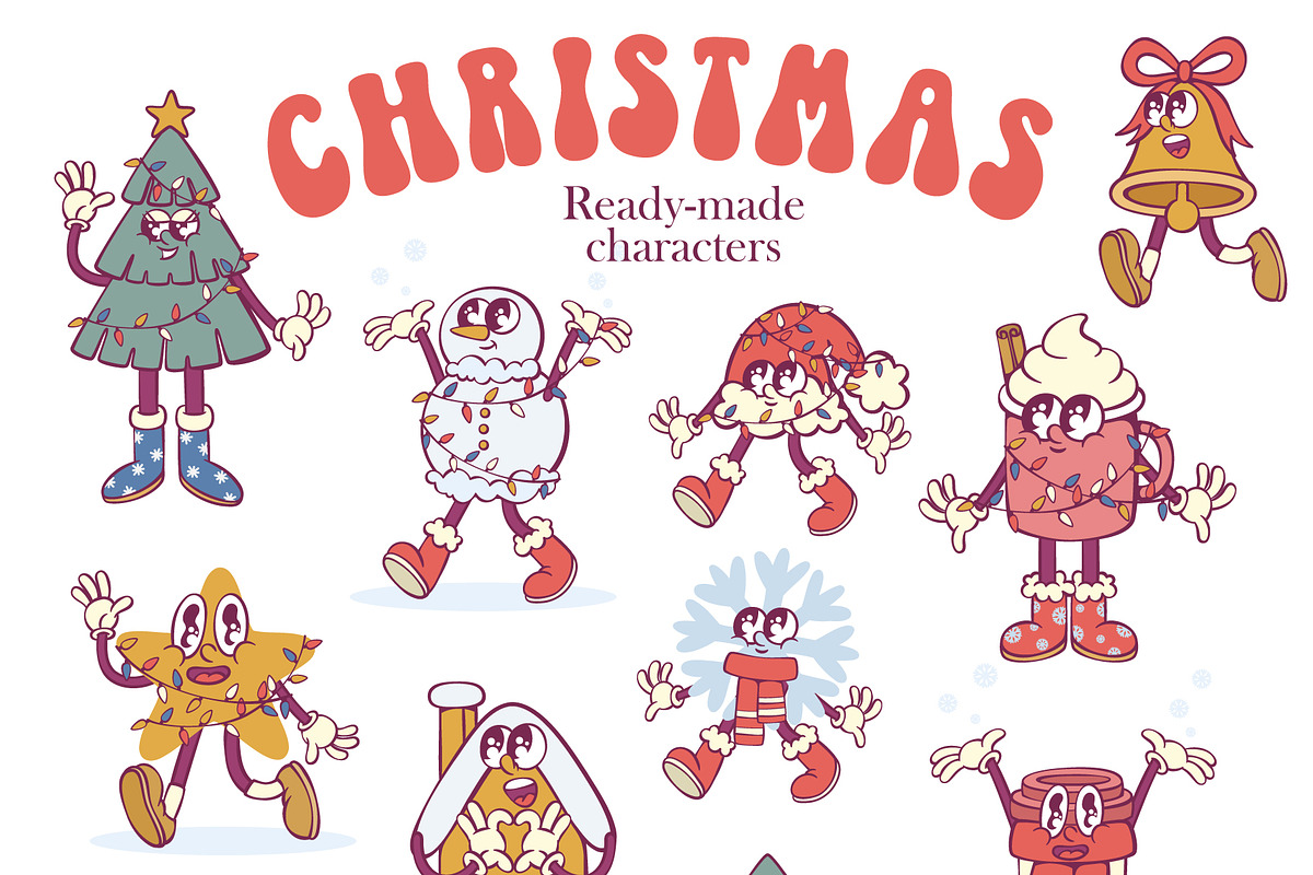 Christmas Mascot Creator, an Illustration by Anastasiya Klempach (Photo 7 of 11)