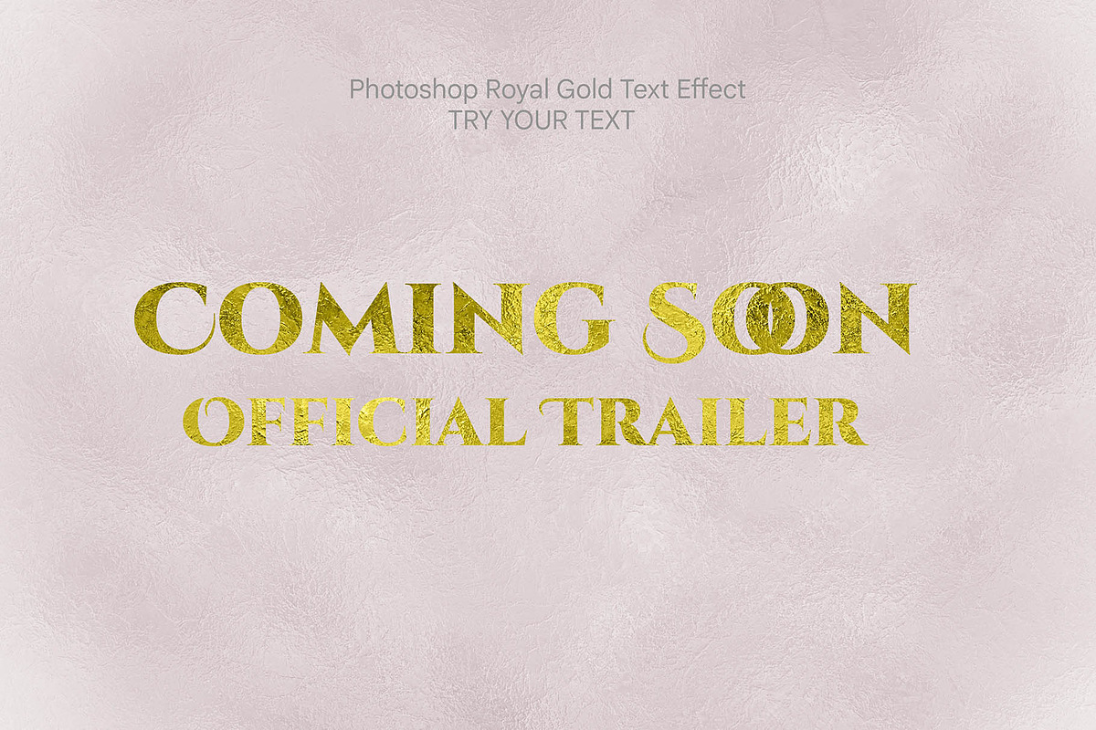Gold Foil Photoshop Text Effect, a Layer Style Add-On by MRI STUDIO (Photo 18 of 29)