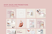 Wellness Social Media Kit CANVA PS, a Social Media Template by Sparrow & Snow (Thumbnail 5 of 26)