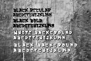 Hip hop font / graffiti font., a Script Font by Nomber_86 (Thumbnail 3 of 4)