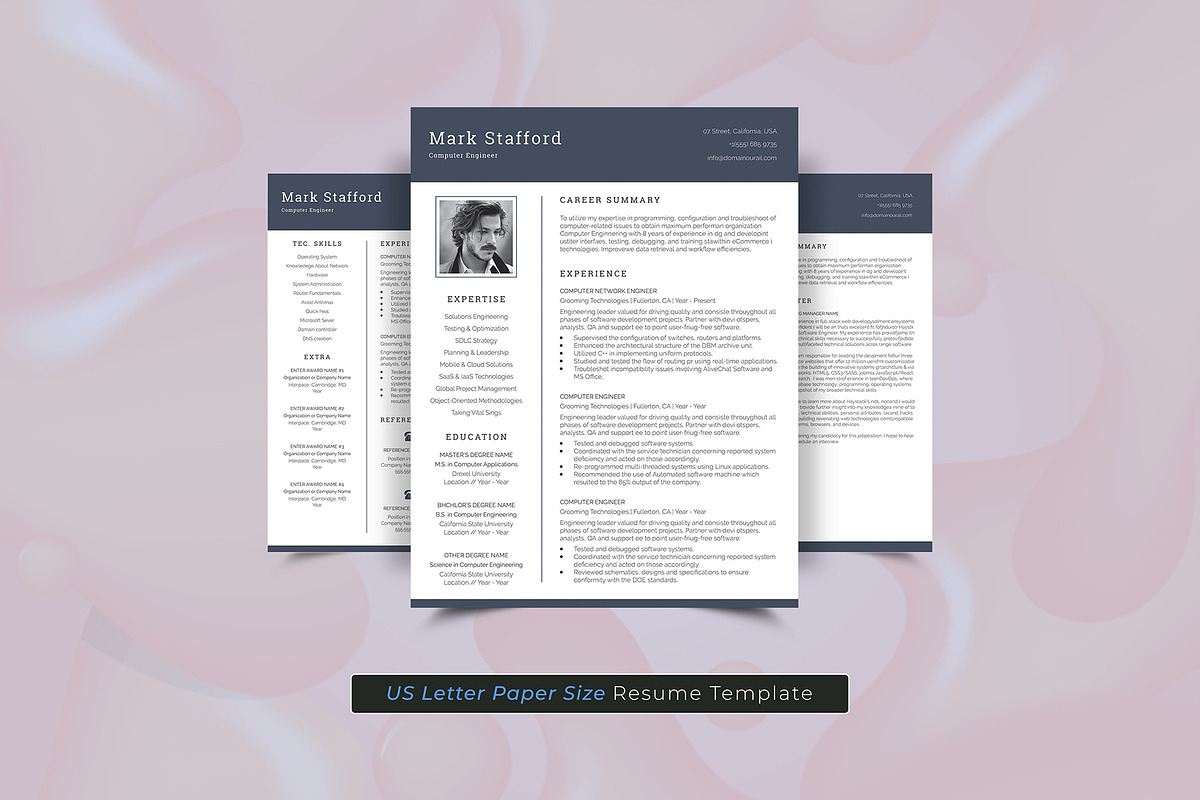 Resume Template, a Resume Template by DesignDevisers (Photo 6 of 10)