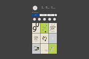 XVV Creative Collage Canva Templates, a Social Media Template by rainbojelia (Thumbnail 4 of 14)