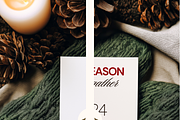 Cozy 5x7 Christmas Invitation Mockup, an Advertising Mockup by Serenefeeling (Thumbnail 5 of 7)