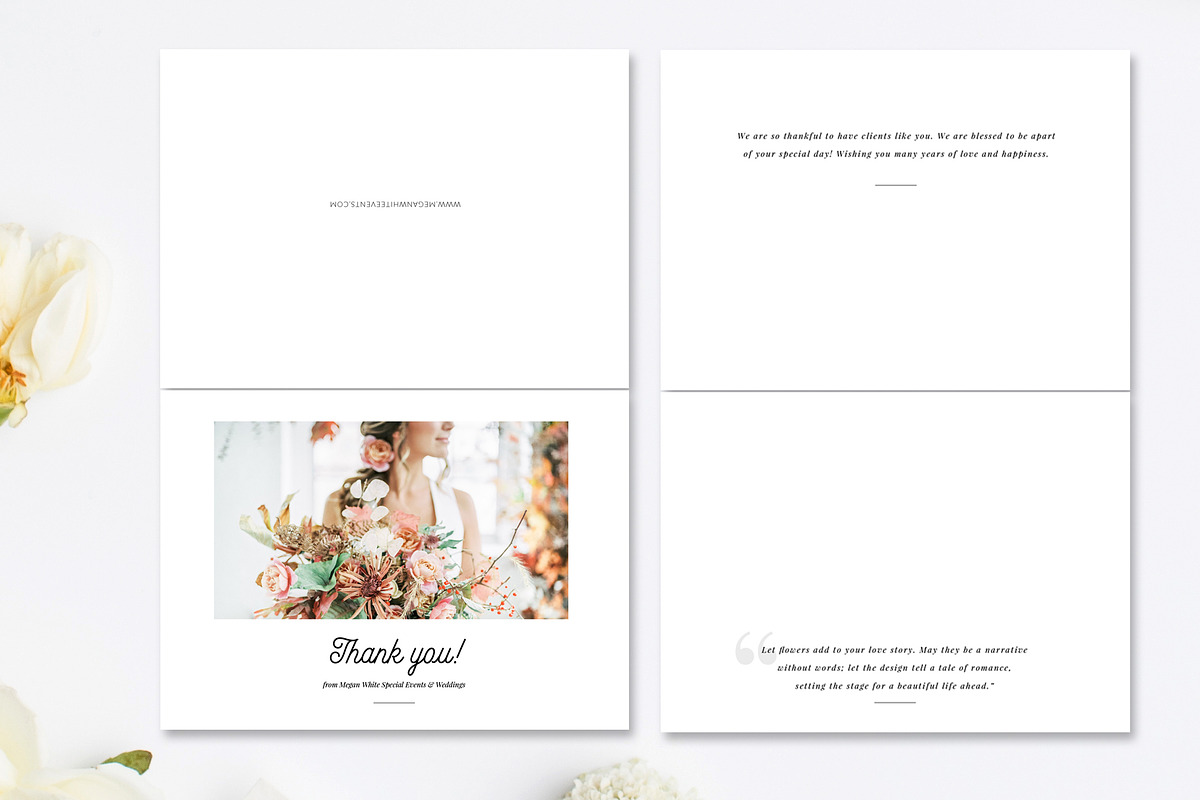 Wedding Planner Thank You Card, a Card Template by Marham Labeling Co (Photo 1 of 2)